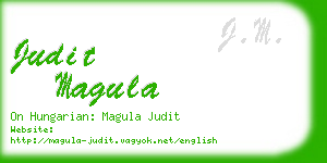 judit magula business card